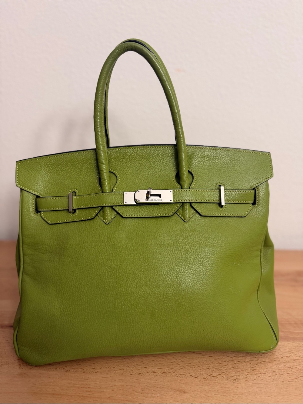 Vert anis green PHW clemence Togo vintage PLK 35
